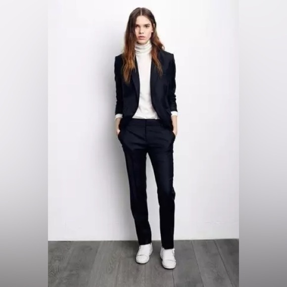 Stella McCartney | Jasmine Lamb Wool Twill Slim Straight Trouser Pants EU36/US2 - Picture 1 of 15